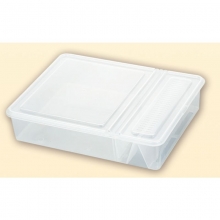 Kutu Yemlik 1300Gr 260x200x40mm Şeffaf